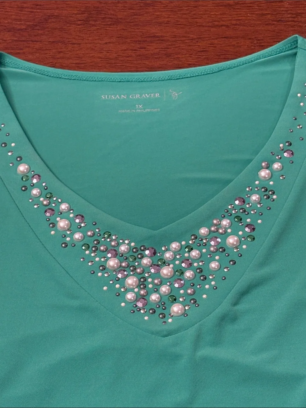 Susan Graver 1X Tank and Cardigan Set